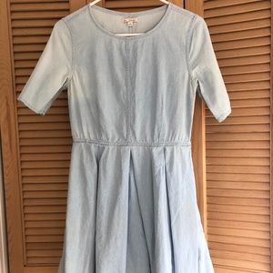 Gap Flare Chambray Dress | 0